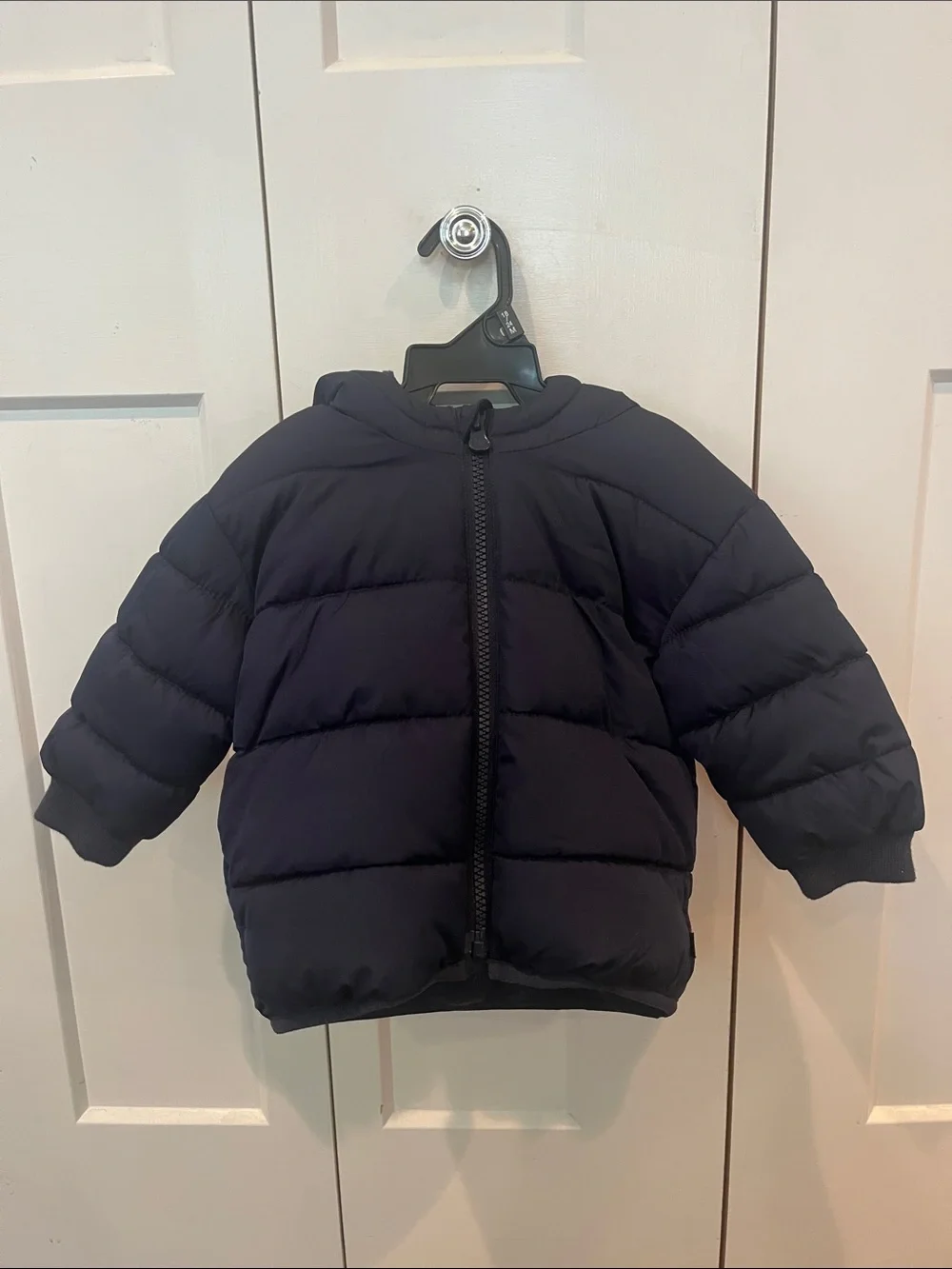 GAP Navy Hooded Puffer Coat for Kids